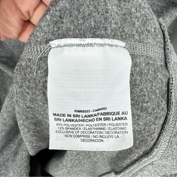 Nike Pro Hyperwarm Dri-fit Funnel Neck Training Pullover Gray Small - Picture 6 of 7